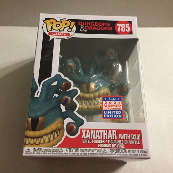 NEW 2021 Funkon Exclusive Dungeons & Dragons Xanathar with D20 Figure #785 - Picture 2 of 8